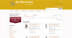 Desktop Screenshot of mywatchkart.com