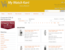 Tablet Screenshot of mywatchkart.com